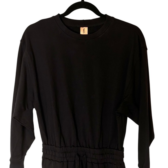 Smash + Tess The Elevate Feel Good Dress- Long Sleeve Drawstring Waist- Size XXS - Picture 5 of 11